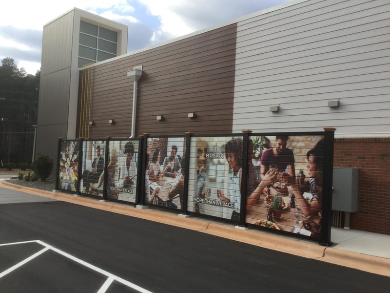 Custom Printed Screen Wall preview 3